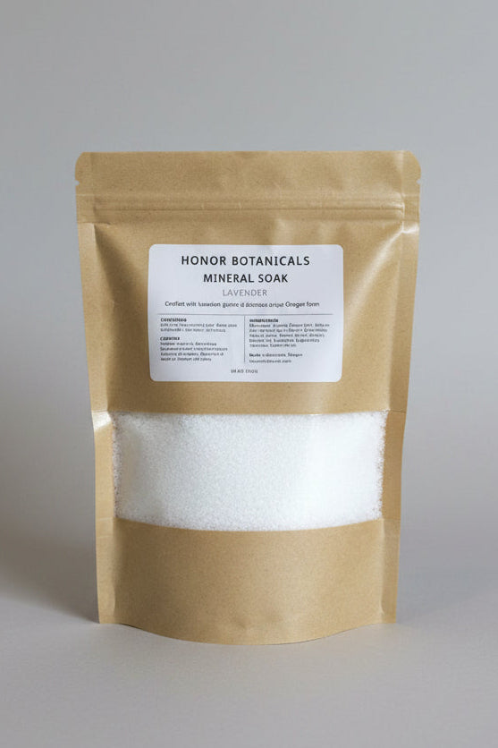 Lavender Mineral Soak - 18 oz Refill