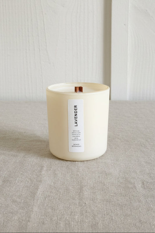 Lavender Beeswax Candle